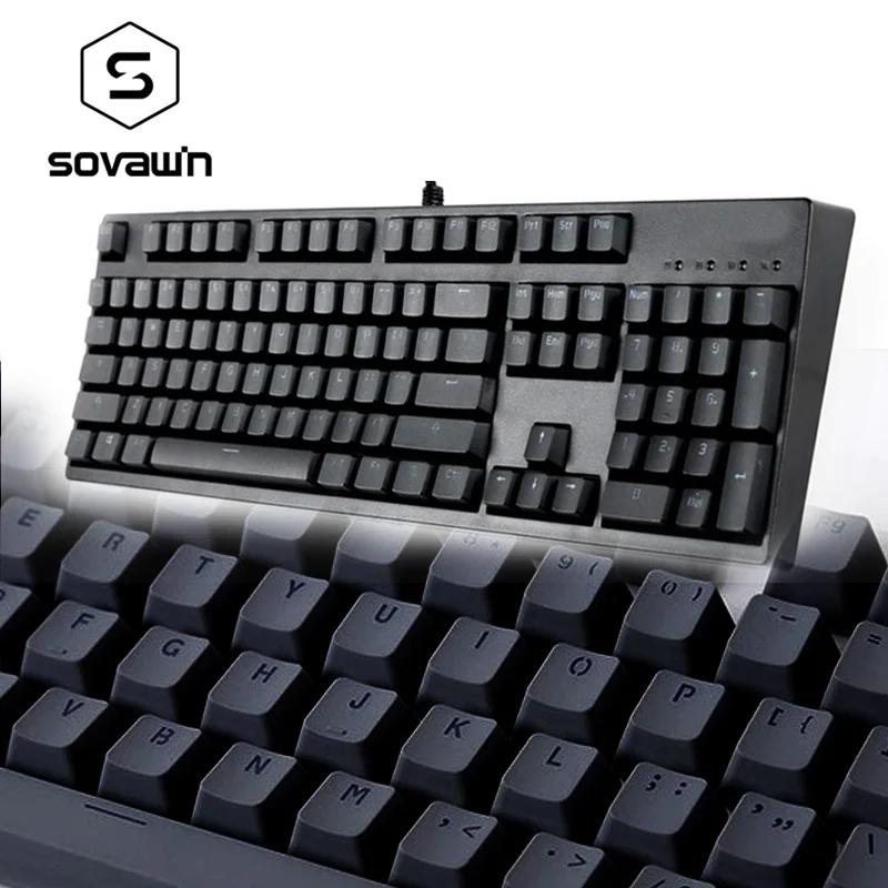SOVAWIN 104 Nøgler PBT-Tasterne Tastatur Sublimation Belysning Tasterne Komplet Sæt Mekaniske Tastatur transmission To-farve-Tasten Caps