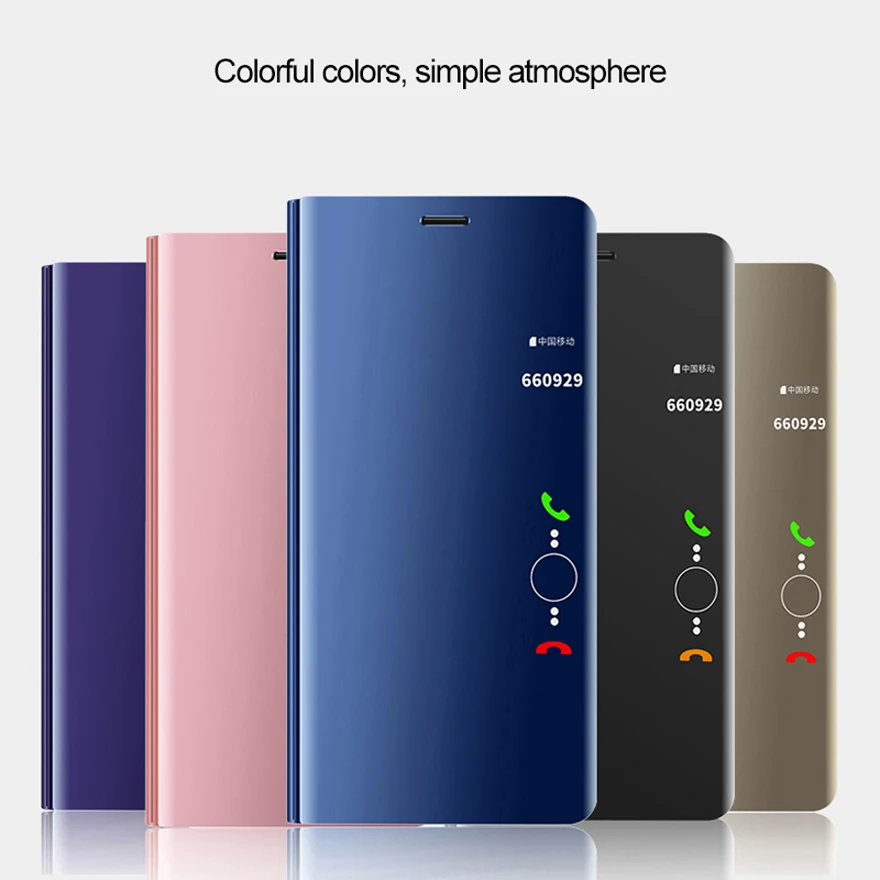 Spejl Udsigt Smart Flip taske til Samsung Galaxy A5 2017 A52017 SM A520 A520F Luksus Oprindelige Magnetiske Fundas Læder Telefonens Cover