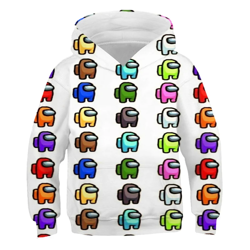 Spil Blandt Os, Bedrager 3D-Print Hoodie Børn Sweatshirt Drenge Piger Streetwear Børn Falder Vinter Tykkere Pullover Tøj