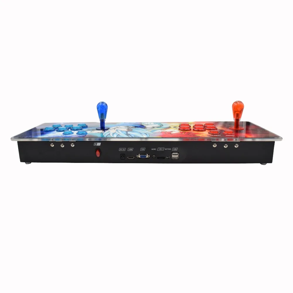 Spil station med LED-lys, Arcade box spil Controller Konsol Pandoras box 6s for amuzement