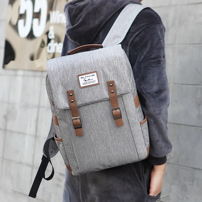 Splash-proof laptop backpack keyless anti-tyveri stor kapacitet mænds rygsæk rejse pige rygsæk mænds taske, rygsæk