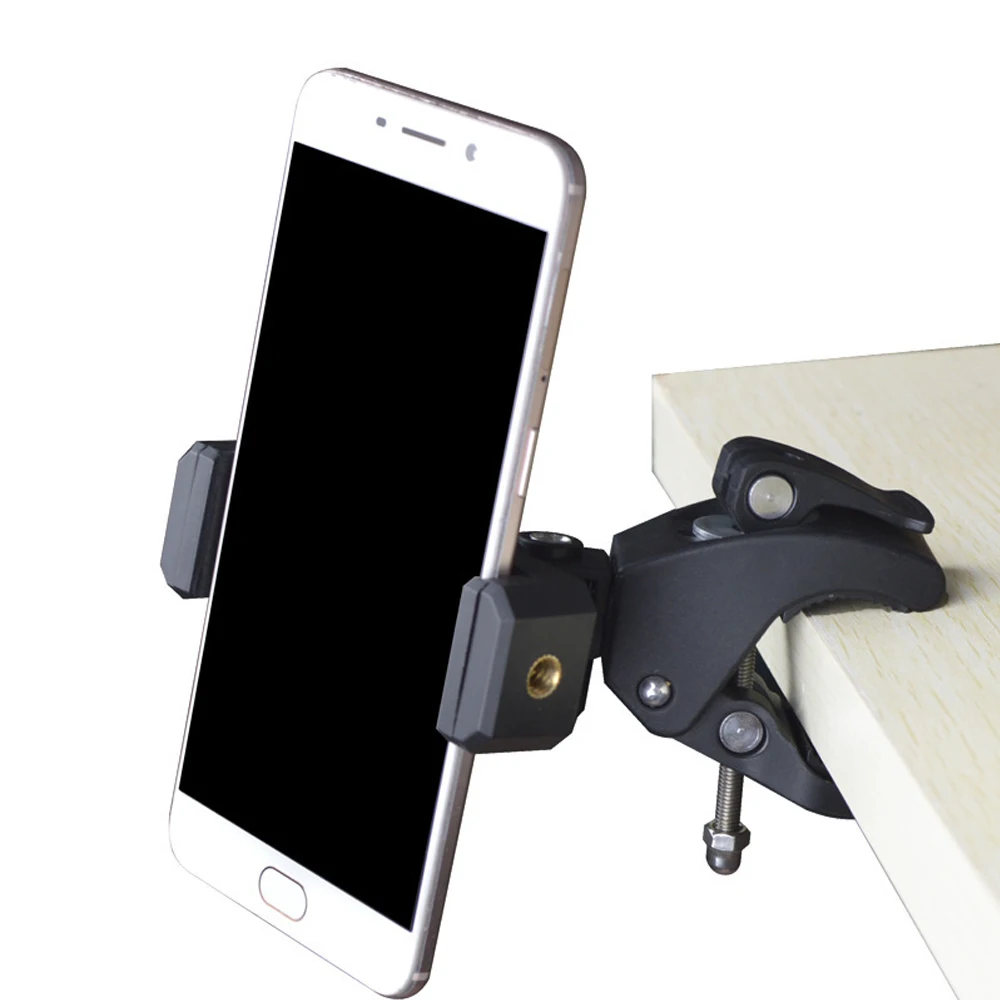 Stativ telefonholder Mobiltelefon Fleksibel Seng, Skrivebord Indehaveren Clip holder Til iPhone Huwei Samsung Stand Holder til Smartphone