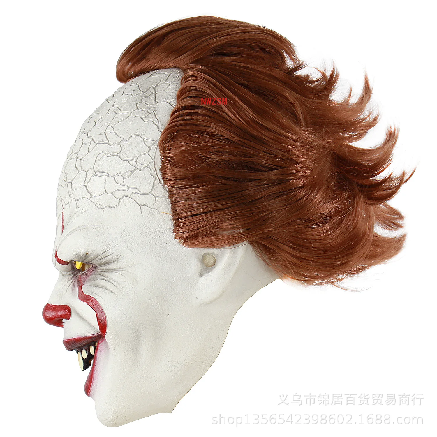 Stephen King ' s It-Maske Horror Klovn Pennywise Joker Maske Klovn Latex Maske Cosplay Kostume Halloween Rekvisitter