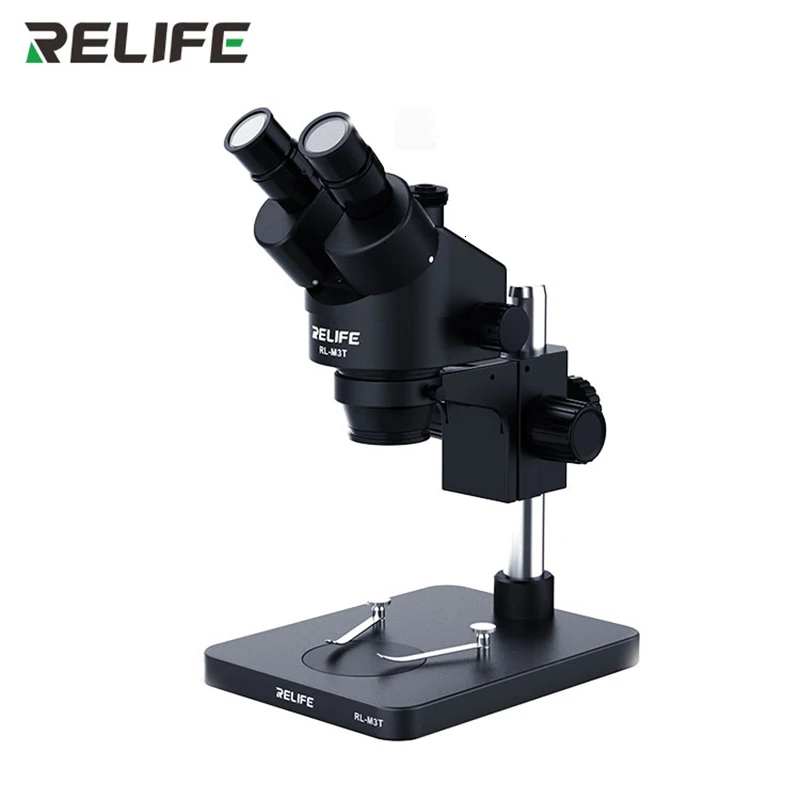 Stereofonisk mikroskop på 0,7-4,5 x af vedvarende tinnitus af trinokulartubus reife med kameraet for RL-M3 elektronisk enhed af