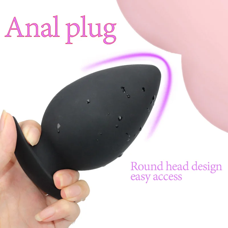 Stor anal plug stort butt plugs anal sex legetøj til mænd, kvinde gay voksen anus expander anal stimulator dilator erotisk sexlegetøj