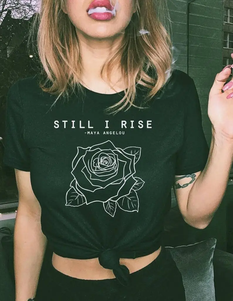 Sugarbaby Nye Ankomst Feministiske Shirt Stadig i Anledning T-shirt til Kvinder Bevægelse Feminisme Shirt Gaver Til Hende Girl Power Tee