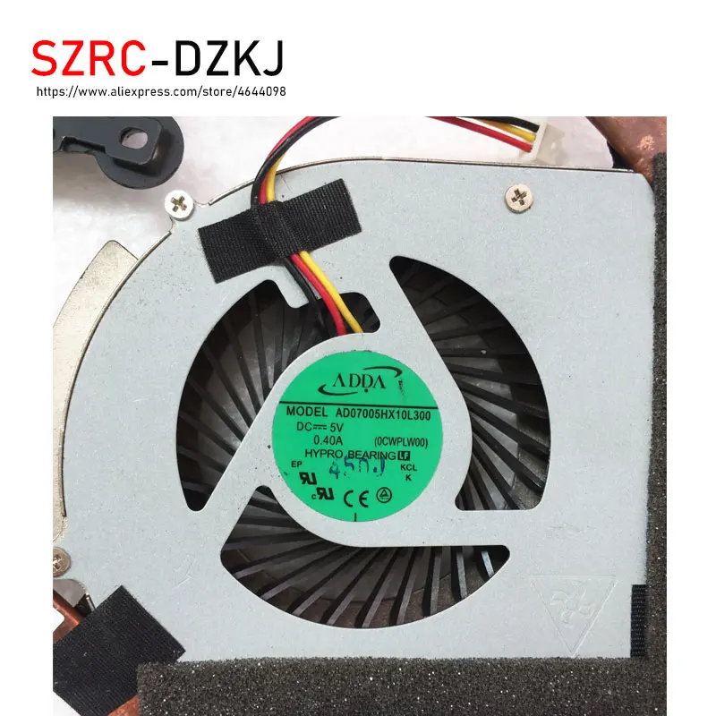 SZRCDZKJ Originale DELL XPS 14Z L412Z 0MK9J3 Ventilator & Heatsink Forsamling Radiator Køligere ARBEJDER god test