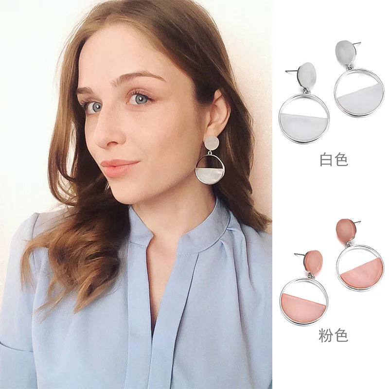 Søde akryl øreringe til Kvinder pendientes mujer Oorbellen earings mode smykker boucle d'oreille femme 2019 kolczyki brincos