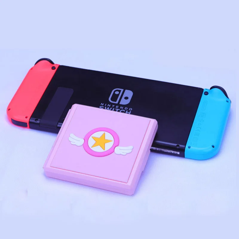 Søde Paw Pink Hard Shell Spil Kort Bære opbevaringsboks Beskyttende etui, Holder Til Nintendo Skifte NS Lite Hukommelse SD Tilbehør