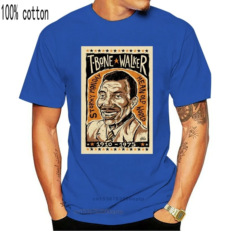 T-Bone Walker fashion t-shirt syning t-shirt t-shirt til billige harajuku t-shirt