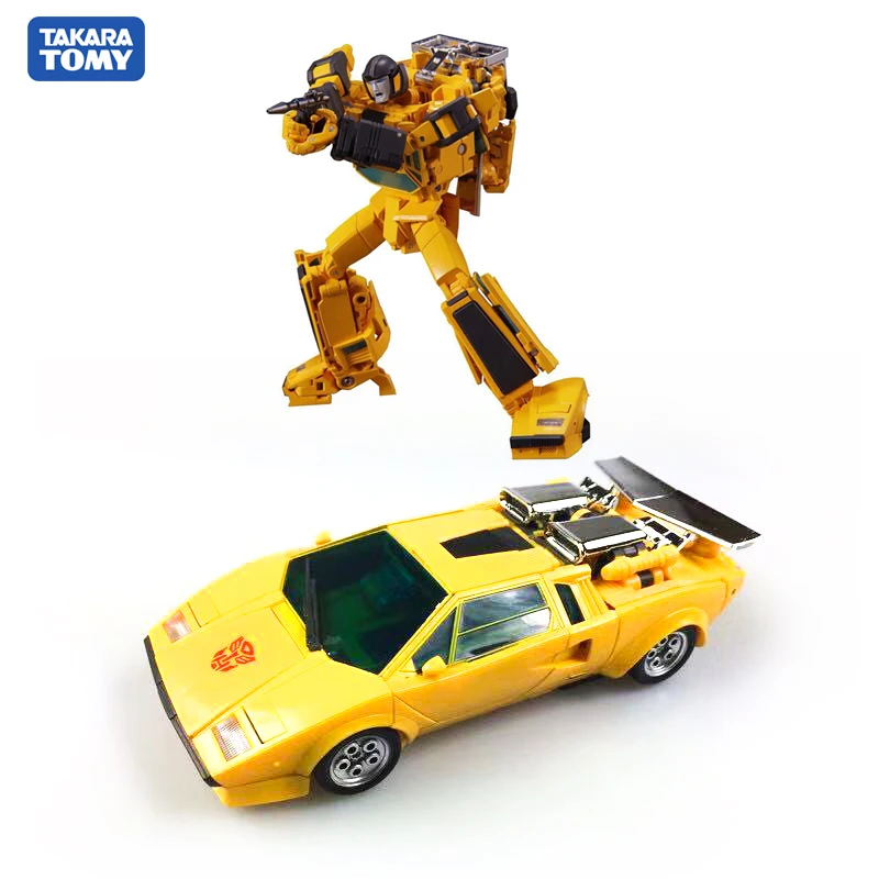 TAKARA TOMY Transformation Bil Tank Metal Del 18 CM Sunstreaker Action Figur Legetøj Deformation Robot Børn Gaver