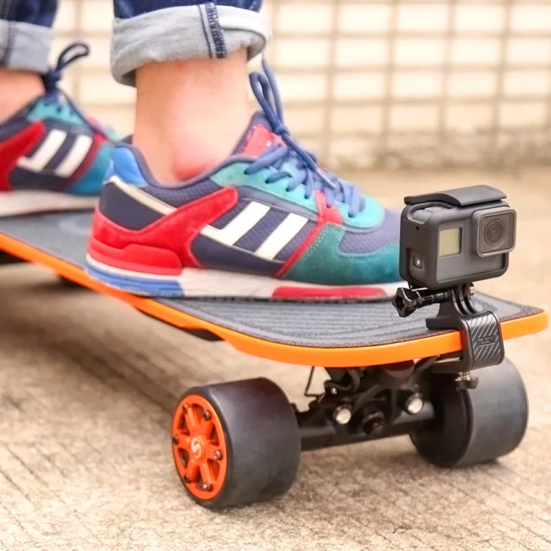 TELESIN Skateboard Mount Holder Stand Klip til GoPro Xiaomi YI for EKEN for DJI Osmo Action Kamera Sport Tilbehør