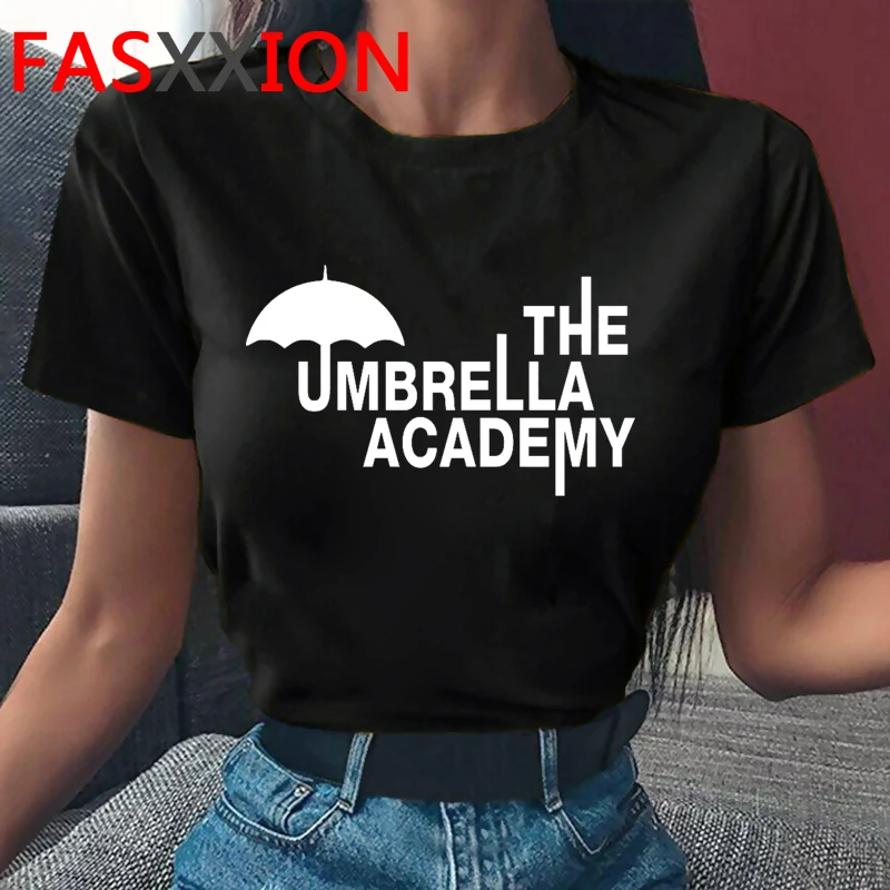 The Umbrella Academy Harajuku T-Shirt Kvinder Grafisk Diego Cha-Cha-Cha Animationsfilm Tshirt Sjove Tegneserie T-shirt Afslappet 90'erne Top Tees Kvindelige