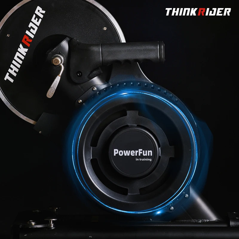 Thinkrider X7 Pro Smart Cykel Træner MTB Road Cykel Carbon Fiber Frame-venligt Indbygget batterimåler Ergometer ZWIFT PerfPro