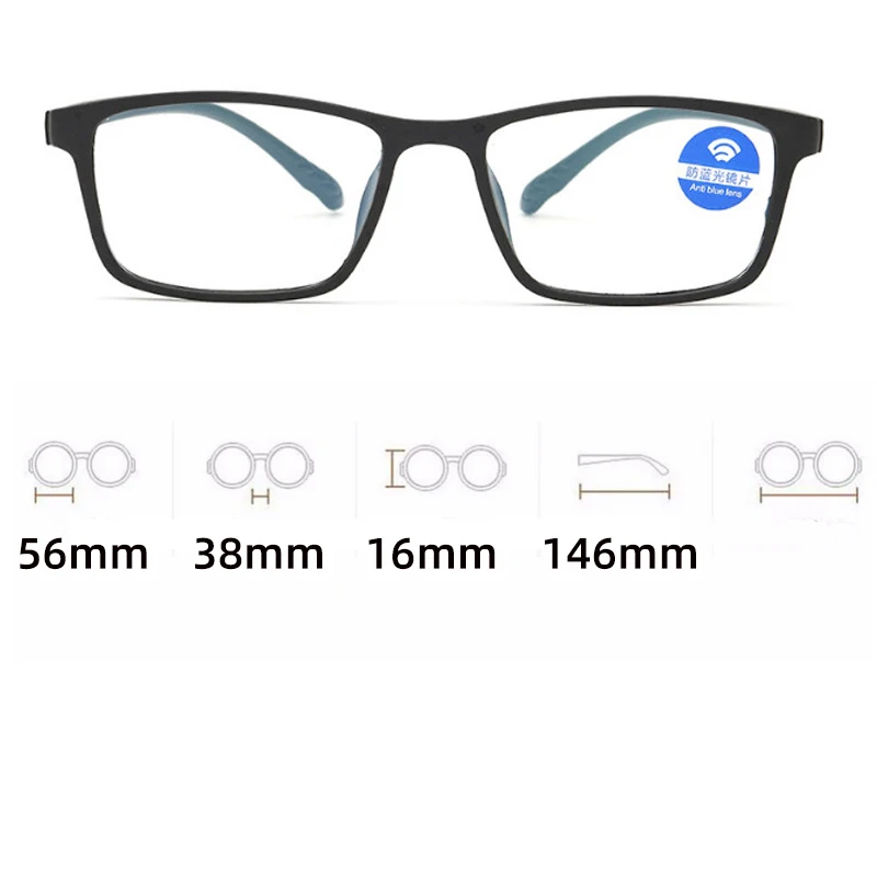 TinffGan lys briller ramme nye pladsen mænd kvinder øjeglas rammer anti-blå linse grå, brune, røde briller for nærsynethed oculos de