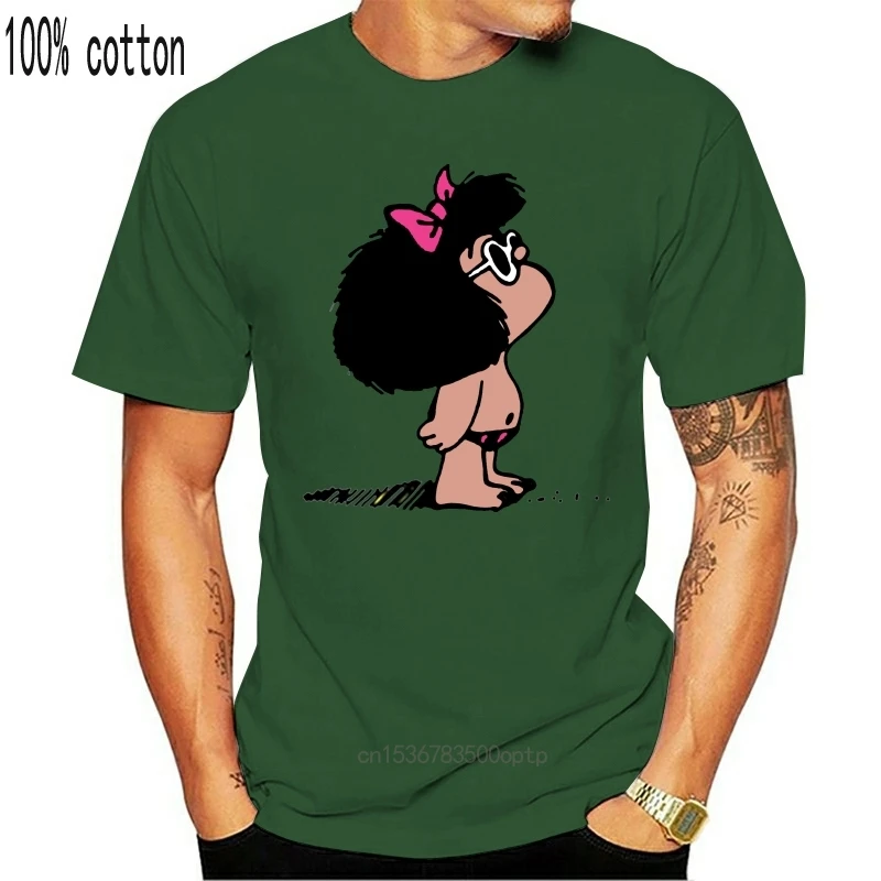 Toda Mafalda T-shirt 2020 kad n K sa Kollu Yaz Toppe Harajuku Pamuklu Gev ek