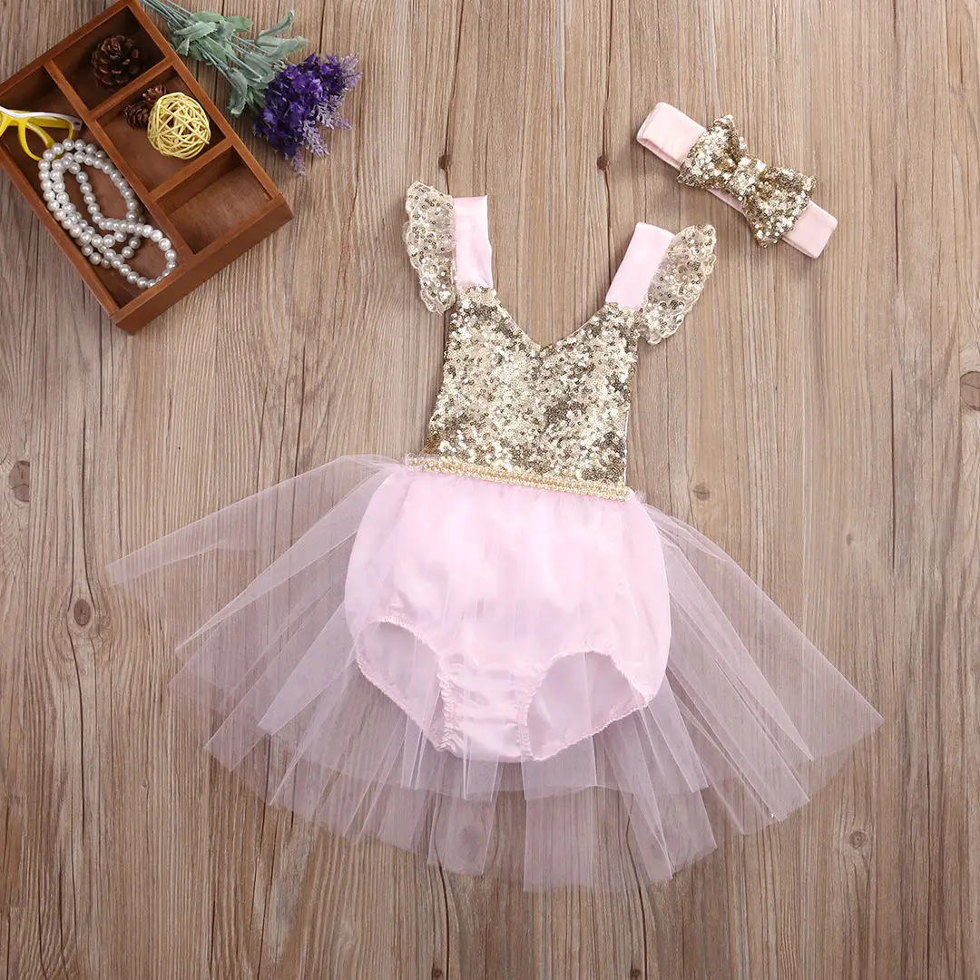 Toddler Baby Piger Dress Tøj til Børn Tøj Sommeren Pige Kostume Prinsesse Party Tutu Blomst Kjoler 6-12M