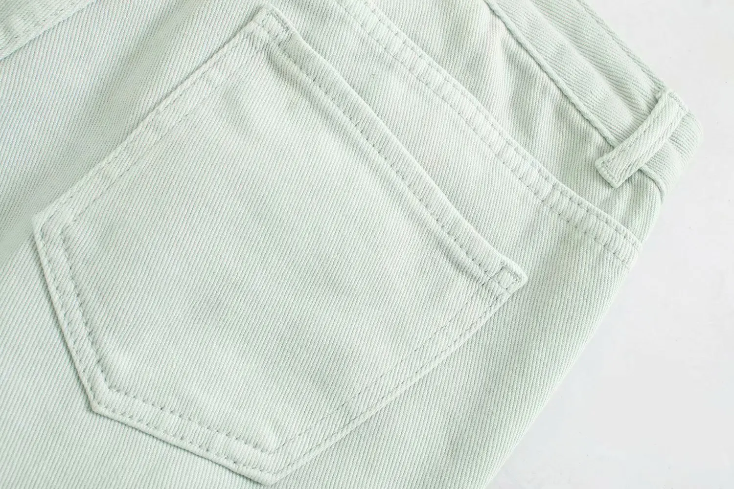 Toppies 2020 mode lys grøn denim bukser dame harem bukser med høj talje løse bukser streetwear