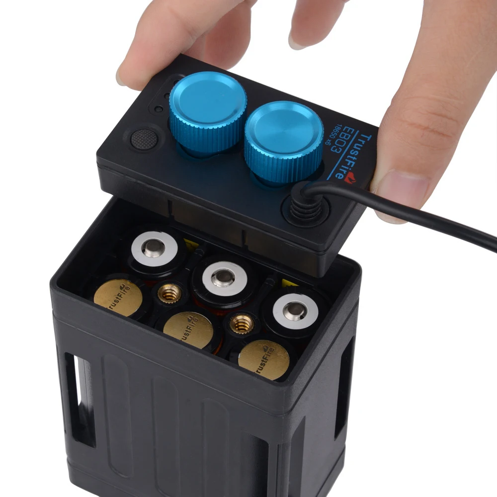 TrustFire Vandtæt 18650 Batteri-Power Bank Tilfælde Max 5V USB Oplader Telefonen DC8.4V batteripakke Tilfælde Boks For Led Cykel Lys
