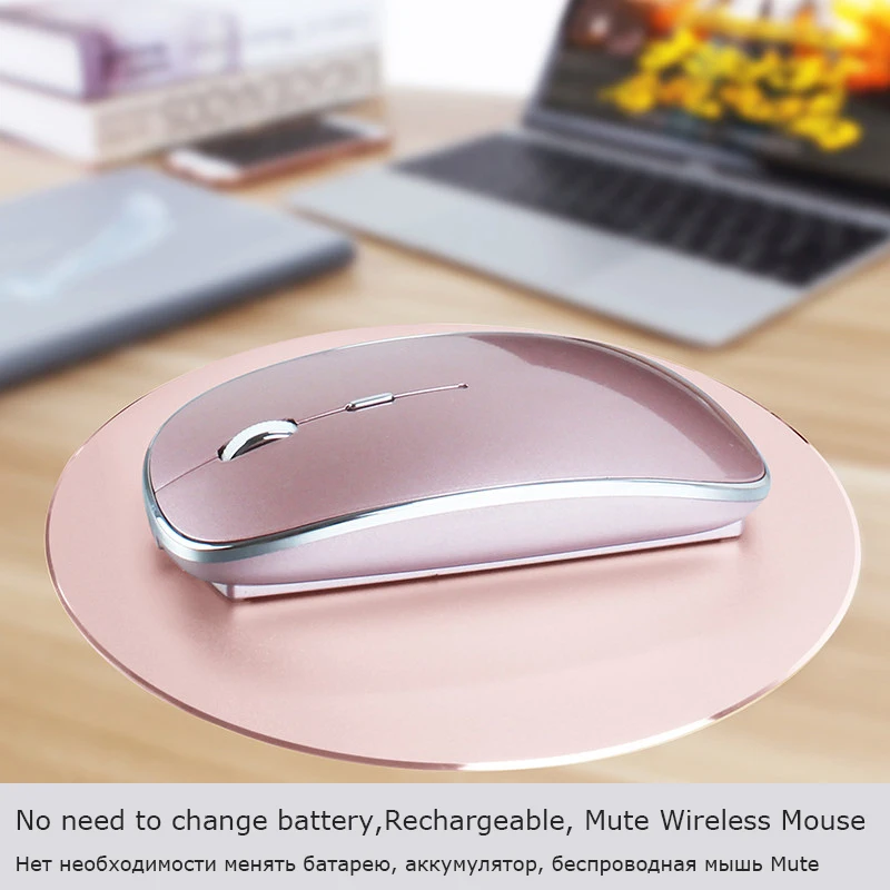 Trådløs Mus for Macbook air/pro 13 Bluetooth mus til xiaomi huawei Lenovo Mouse Genopladelige souris sans fil hæld bærbare