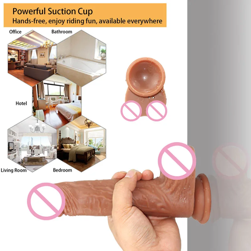 Trådløs Styring Realistisk Dildo Vibrator Penis Sex Legetøj Til Kvinder Automatisk sugekop Penis Kvindelige Masturbator Penis dildo stor