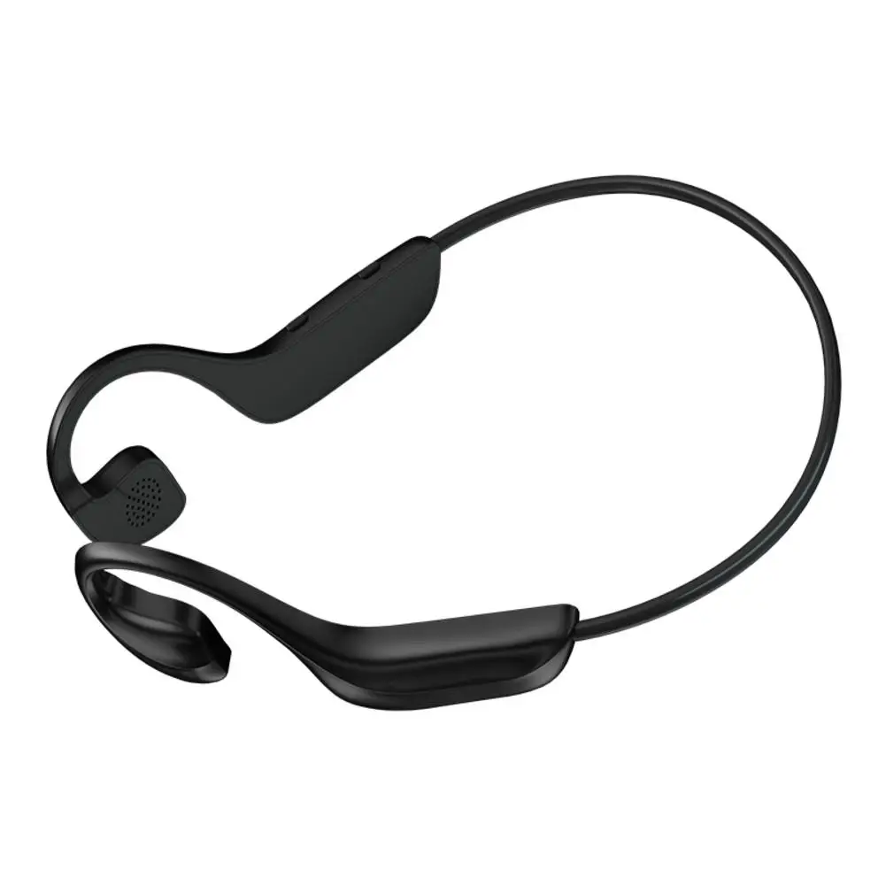 Trådløse Bone Conduction Headset Vandtæt Sport Bluetooth5.0 Headset Med Indbygget Dual Noise Cancelling Mikrofon For Cykling Fitness