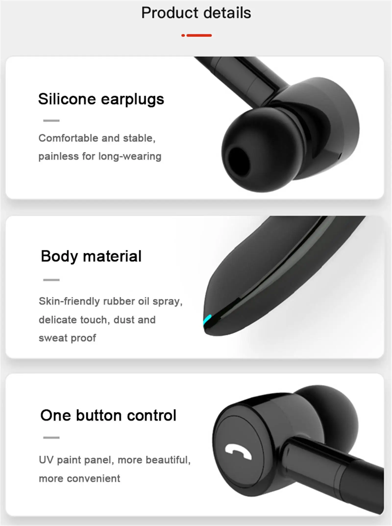 Trådløse Hovedtelefoner Til En Bluetooth-V5.0 Stereo Hovedtelefoner støjreducerende Øretelefoner til Apple iPhone Samsung Galaxy S9 S8 Huawei LG