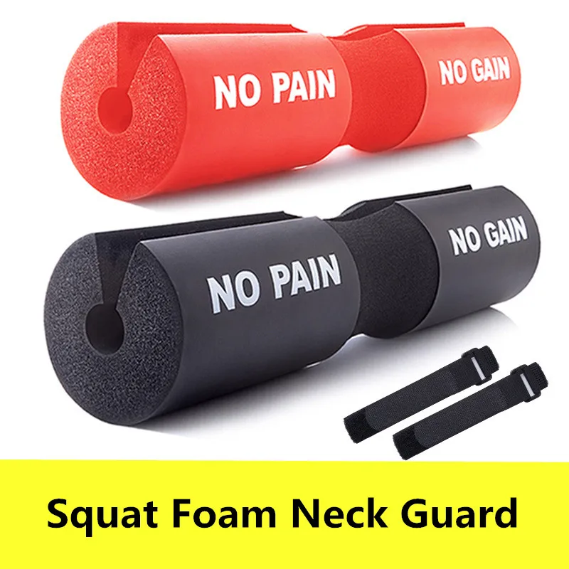 Trænings-og Vægtløftning Squat Skum Neck Guard Barbell Ærme Sport Håndvægt Bar Skulder Beskyttende pude med Strop til Fitness