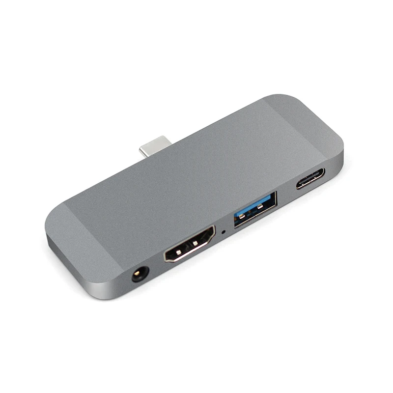 Type C til HDMI USB-C USB3.0 med Lyd PD Dlivery Adapter Hub til MacBook Samsung S8 Dex Huawei P30 Dock TV Projektor