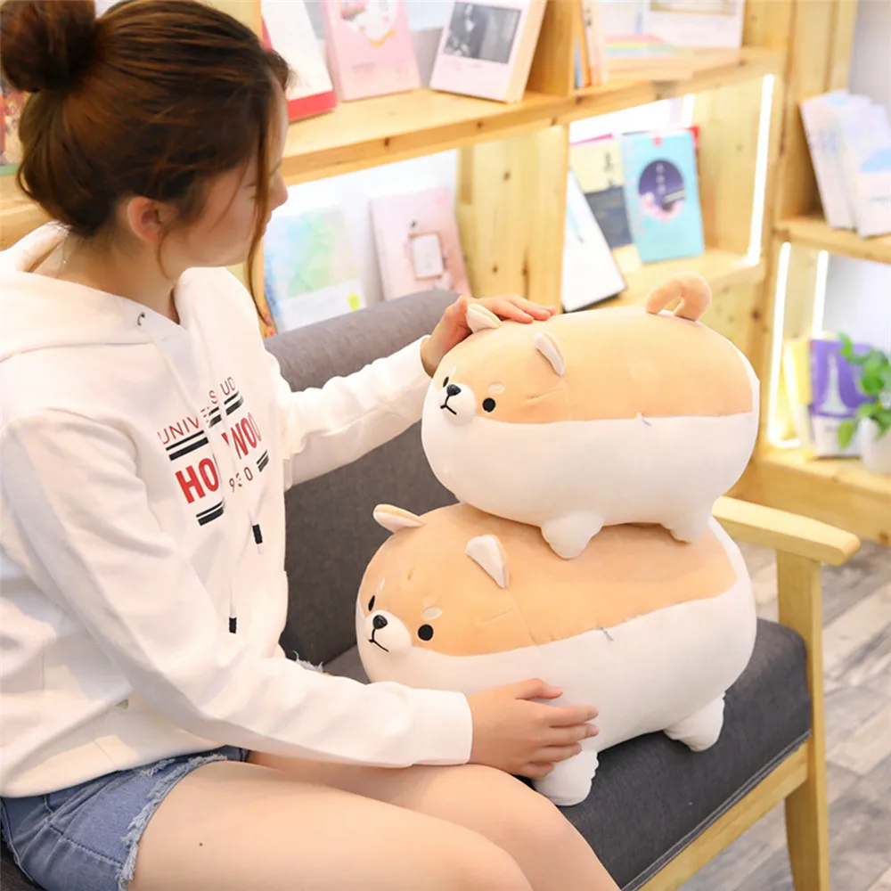 Udstoppet legetøj Anime Shiba Inu Bløde Fyld Sotf Pude Dukke Tegnefilm Doggo Søde Shiba Blødt legetøj for børn