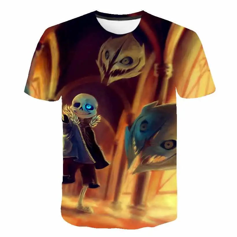 Undertale 3D-Kids Fashion T-shirt Casual Streetwear Drenge 2020 Populære Spil Casual Sommer kortærmet Tshirt Kids baby tshirt