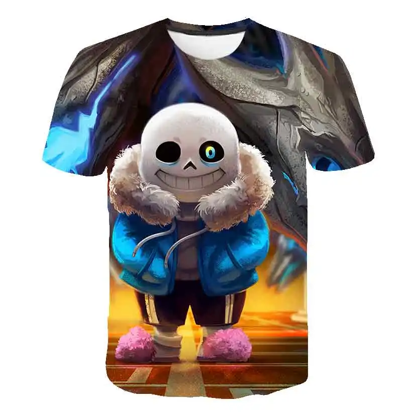 Undertale 3D-Kids Fashion T-shirt Casual Streetwear Drenge 2020 Populære Spil Casual Sommer kortærmet Tshirt Kids baby tshirt