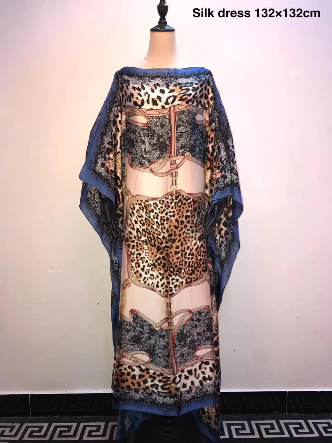 Unikke Europæiske Trykt italienske Kaftan Silke Kjoler Plus size Dashiki Elegant aften, fest kjoler Afrikanske kjoler til kvinder