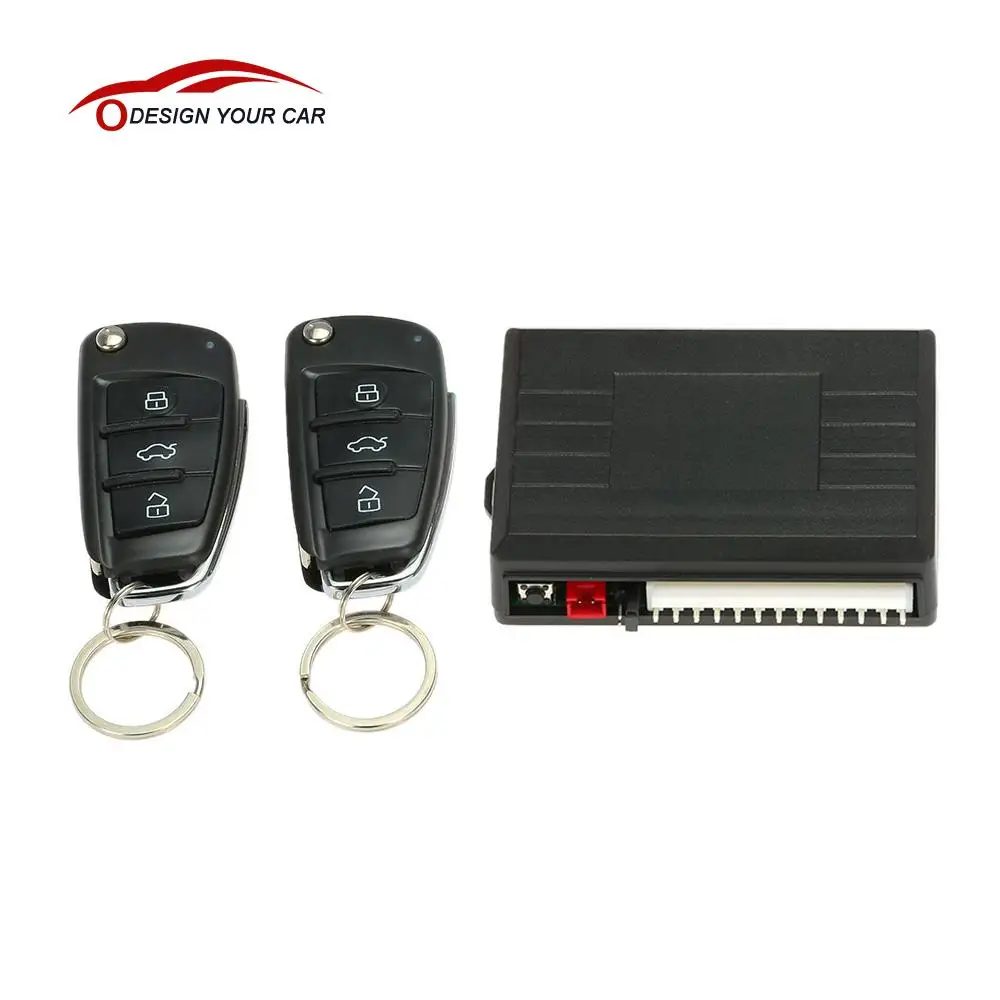 Universal Bil alarm system Auto Døren Remote Central Kontrol Lås Låsning Keyless Entry System LYSDIODEN Trunk Release-Knappen
