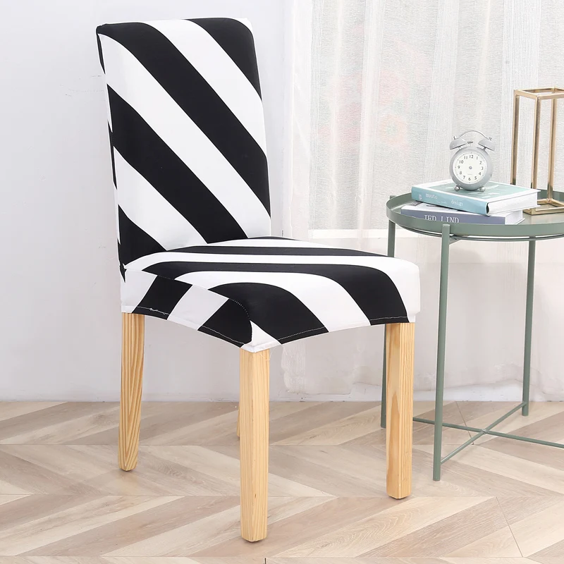 Universal stol dække elastisk spisestue stol dække spandex stol dække stue stol dække enkel stil, dekorativ stol dække