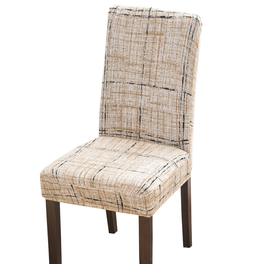 Universal strække stol dække hjem dekoration spisestue stol dække anti-fouling stol sæde cover spandex stretch stol dække