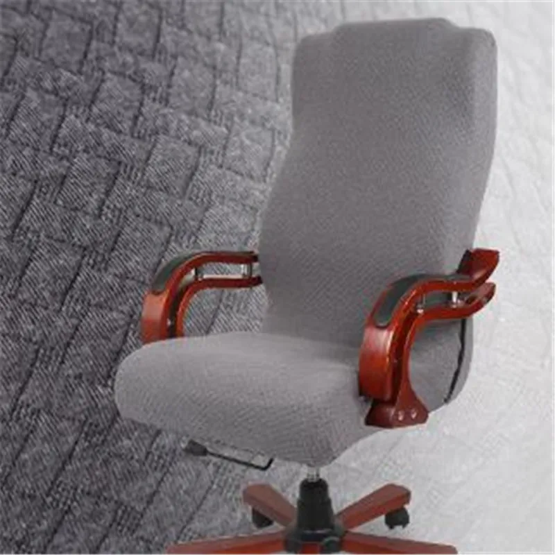 Universal størrelse Jacquard tyk stol dække Edb-Kontor, elastisk lænestol Slipcovers sæde Lænestol Dækker Strække Roterende