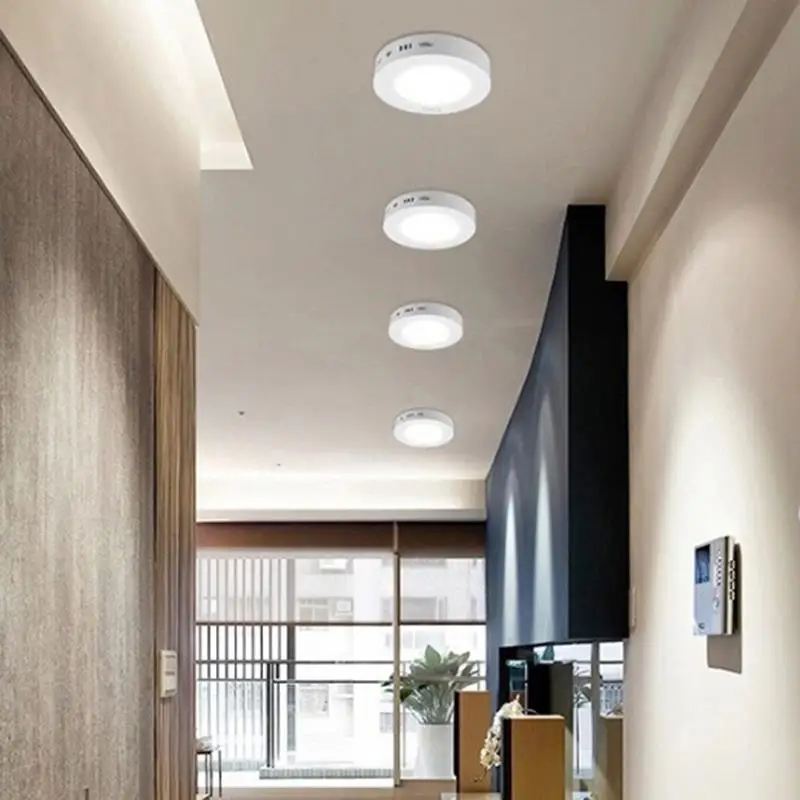 Varmt Lys Butik, Super Værelse Office Marked Runde LED Downlight Led Downlight Robust Holdbart Lommelygte Skjult Udstilling