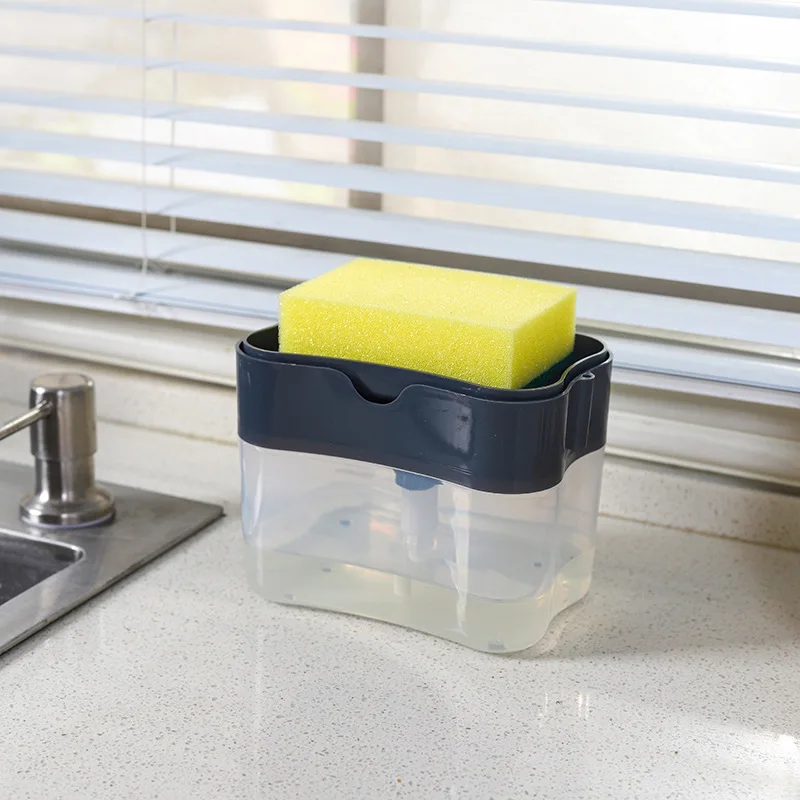 Vaskemiddel Tryk på det Pres, Flydende Boks Køkken sæbedispenser Automatisk Påfyldning Injector Skål Børste Artefakt sæbe dispenser