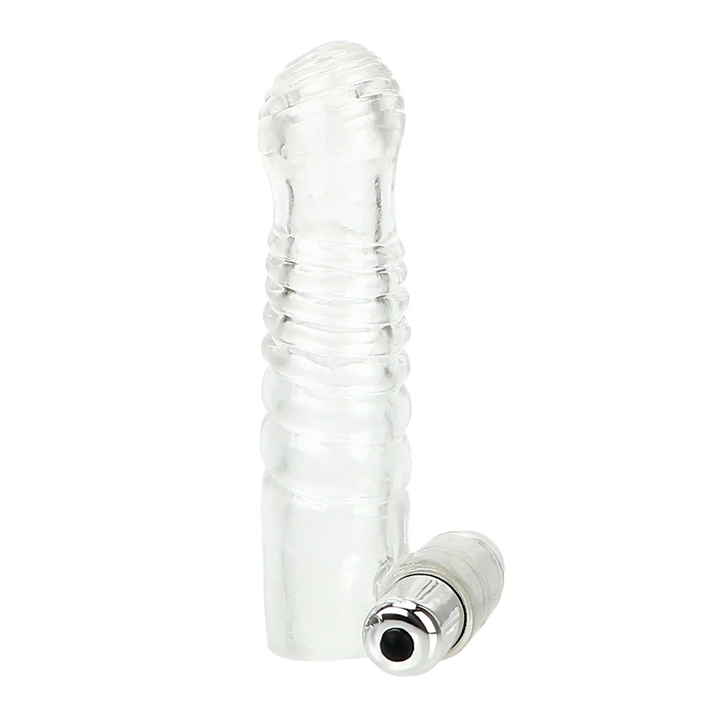 VATINE Genanvendelige Penis Udvidelsen Vibrator Kondom For Voksne Sex Toy Mand Masturbator Til Mænd TPE Penis Ærme Vibrator