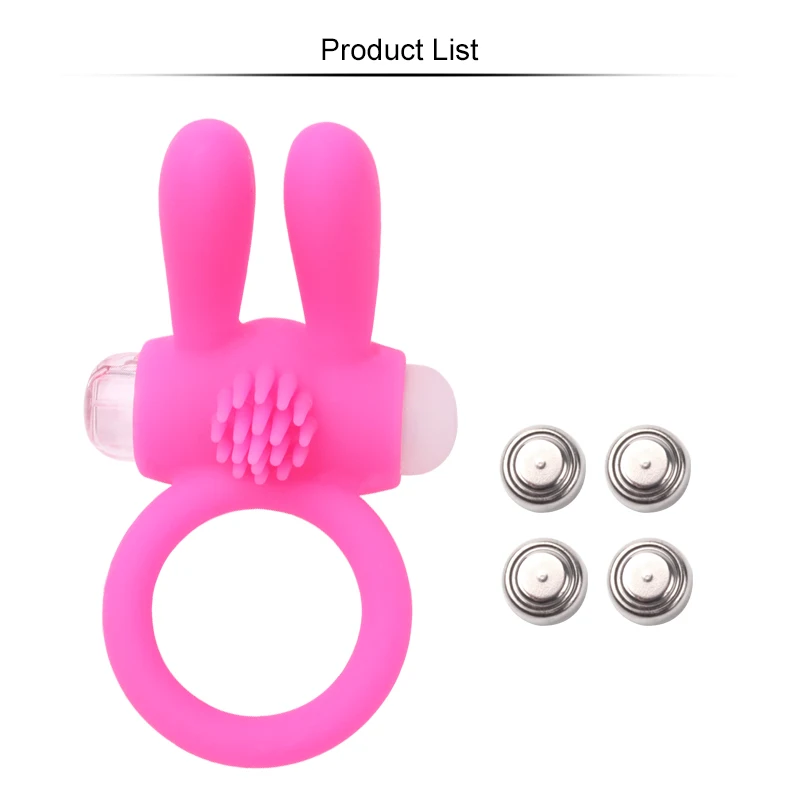 VATINE Kanin Vibrerende penisring Chokerende Cocking Vibrator Forsinke Ejakulation Silikone sexlegetøj til Mænd Voksen Produkter