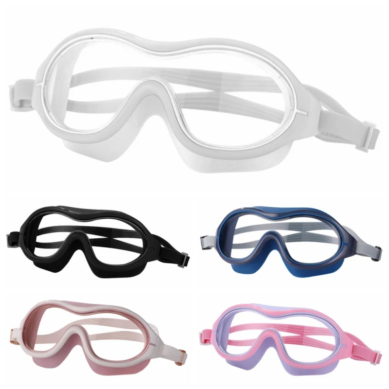 Voksen Stor Ramme Svømning Briller Brillerne, Anti-tåge-og Vandtætte Konkurrence Svømning Glas Professionelle Svømme Briller Dykning Briller