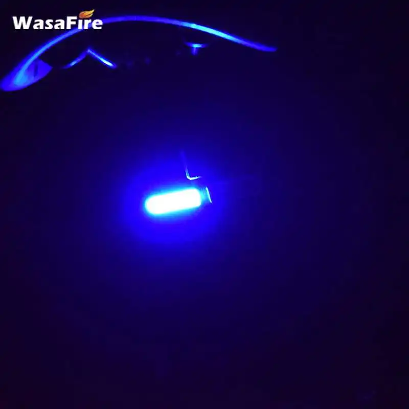 Wasafire 4 Tilstande Rød Blå Cykel Nat Cykling Bageste Lys Politiet LED Baglygte USB-Genopladelige Cykel baglygten Sikkerhed
