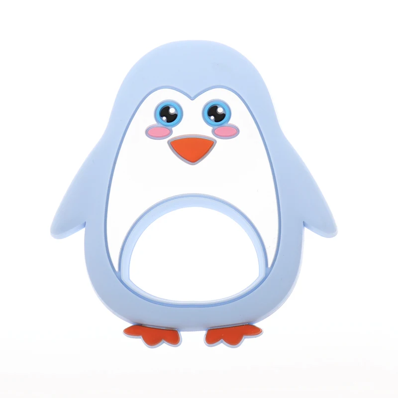 Whosale Silikone Penguin Baby-Bideringe Pindsvin 10stk Bpa Fri Spædbarn Gnavende Tand-Halskæde Vedhæng Tilbehør Sygeplejersker Gaver