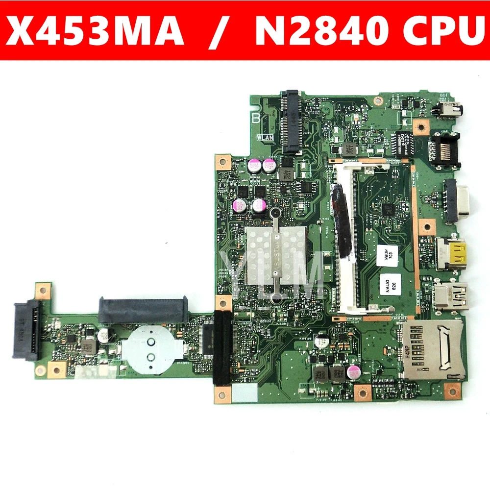 X453MA Med N2840 CPU Bundkort REV2.0 Til ASUS X453MA X453M X453 X403M F453M Laptop Bundkort DDR3 Testet Fungerer Godt