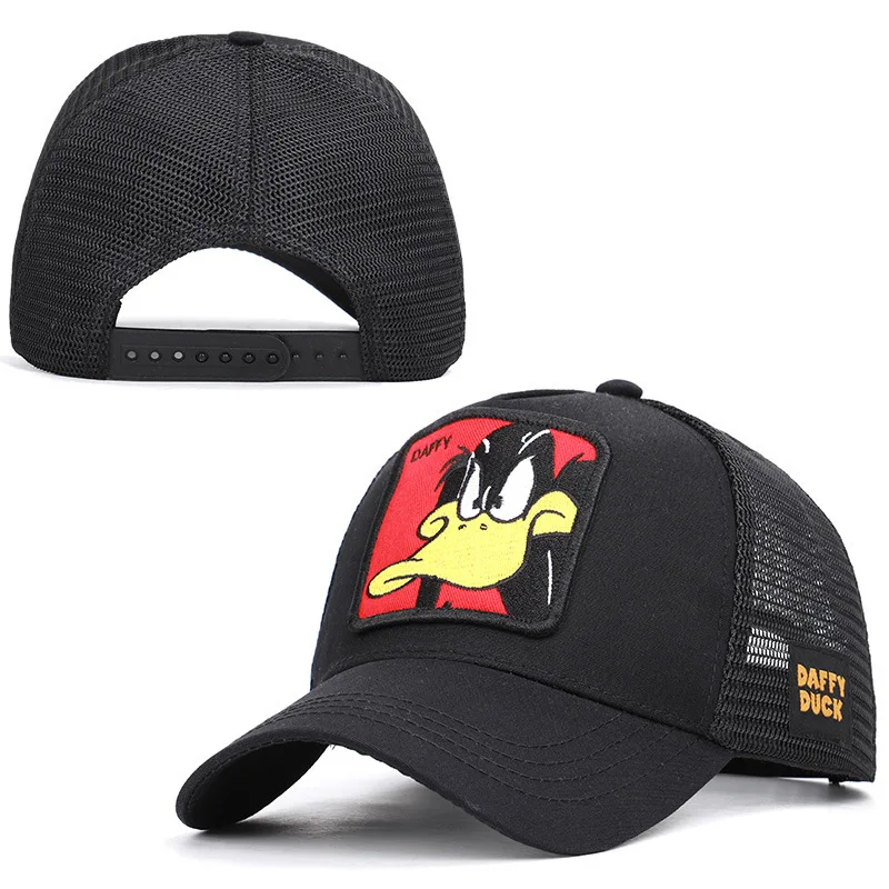 XPeople Mænds Hat Justerbar Afslappet Pasform Team Arch Donald Duck Strapback Hætten Broderet Far Hat til Mænd og Kvinder