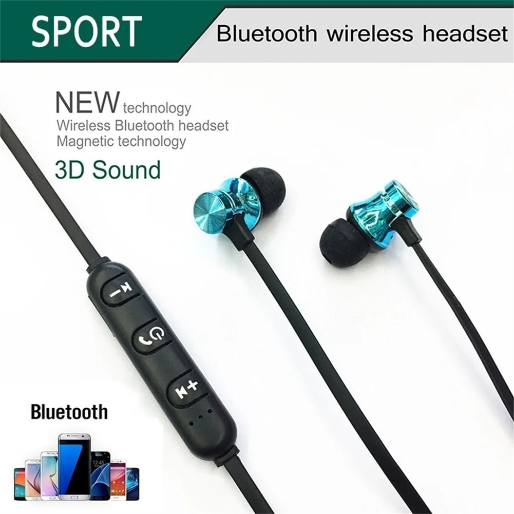 XT21 Magnetiske Adsorption Trådløse Bluetooth-In-Ear Øretelefon Sports Hovedtelefon Hovedtelefoner Til Iphone Xiaomi Huawei