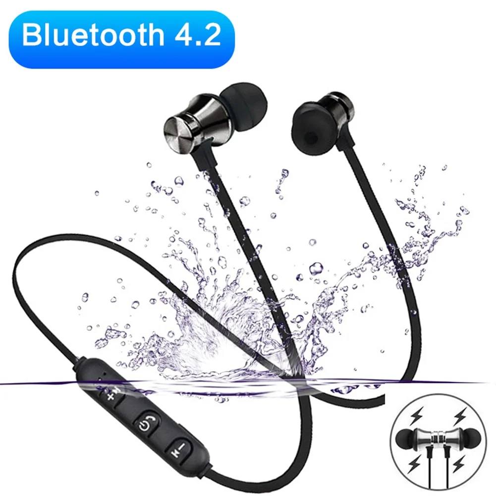 XT21 Magnetiske Adsorption Trådløse Bluetooth-In-Ear Øretelefon Sports Hovedtelefon Hovedtelefoner Til Iphone Xiaomi Huawei