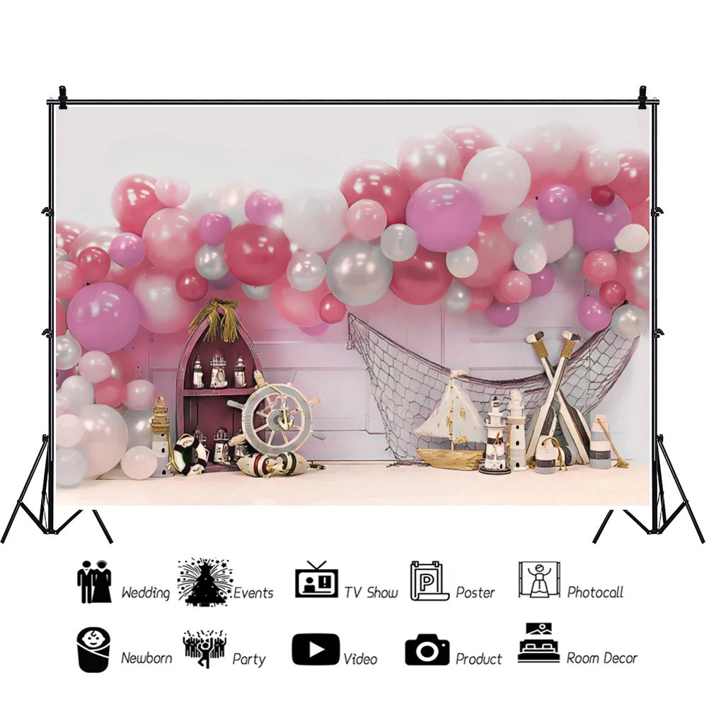 Yeele Unicorn Balloner Trojan yrelsen 2nd Fødselsdag Baby Fotografering Baggrunde Tilpasset Fotografiske Kulisser til Foto-Studio