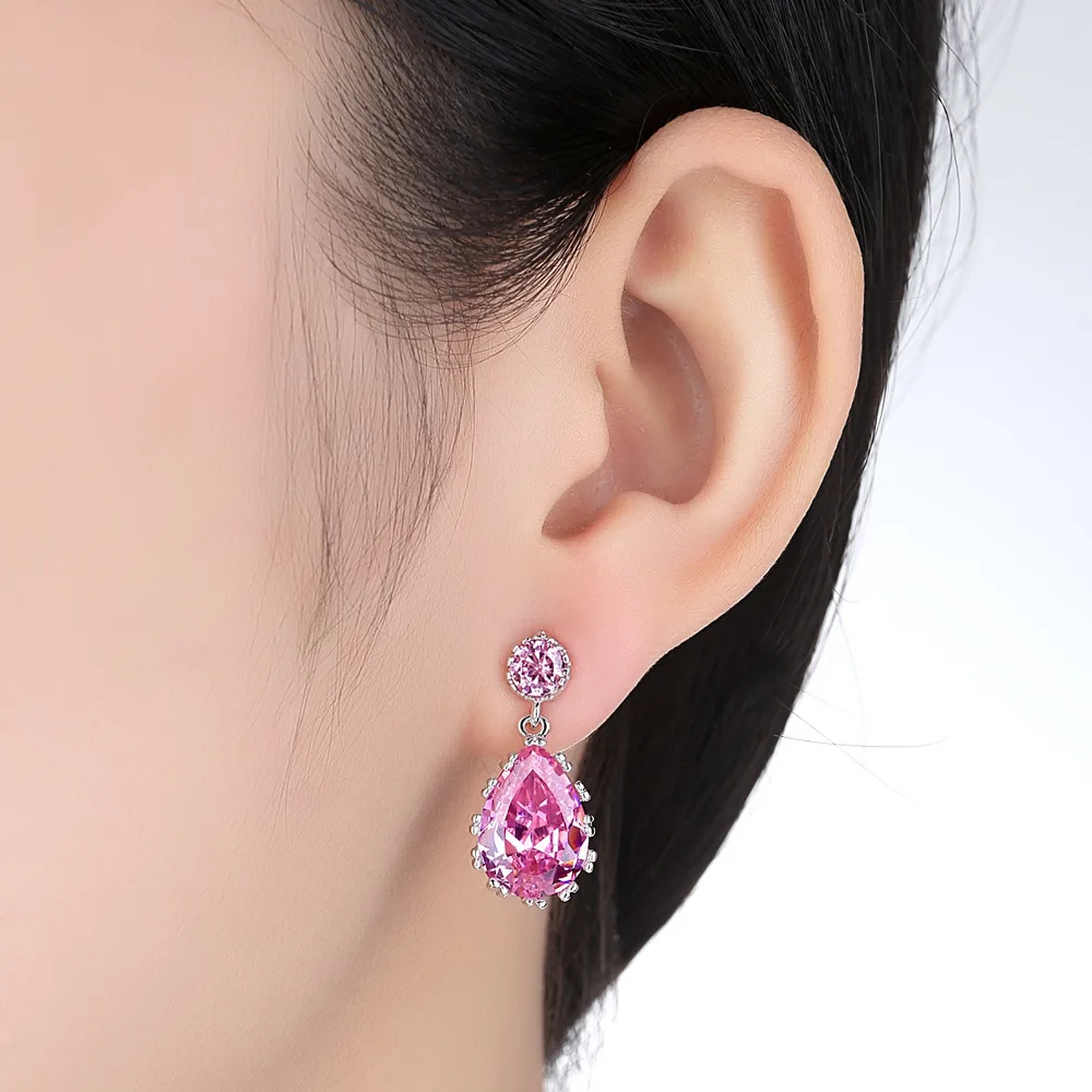 YKD42 S925 sterling sølv øreringe, øreringe og ørestikker til kvinders smykker anti allergi